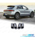 EMBOUTS D'ÉCHAPPEMENTS PORSCHE MACAN 18- LOOK GTS SILVER MATE