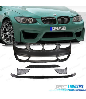 PARE CHOCS AVANT BMW E92 E93 06-10 LOOK M4 PDC + SPOILER LIP