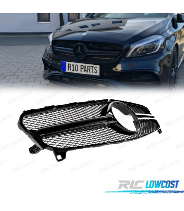 CALANDRE MERCEDES CLASSE A W176 16-18 LOOK AMG A45 NOIR