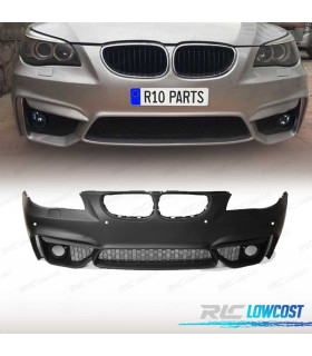 PARE-CHOCS FRONTAL BMW E60 E61 LCI 07-10 LOOK M4 PDC GRILLES ANTIBROUILLARD