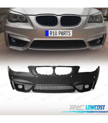 PARE-CHOCS FRONTAL BMW E60 E61 LCI 07-10 LOOK M4 PDC GRILLES ANTIBROUILLARD