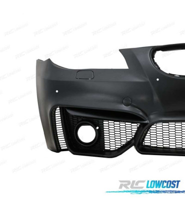 PARE-CHOCS FRONTAL BMW E60 E61 LCI 07-10 LOOK M4 PDC GRILLES ANTIBROUILLARD