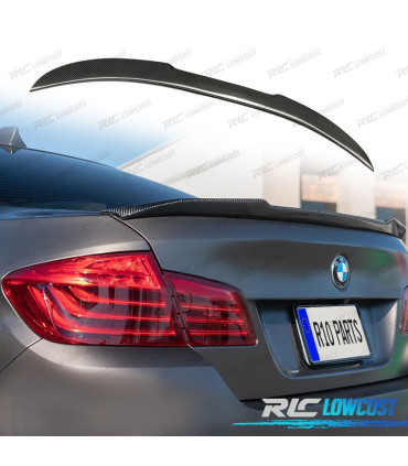 AILERON BECQUET LAME COFFRE BMW F10 10-17 LOOK M4 CARBONE