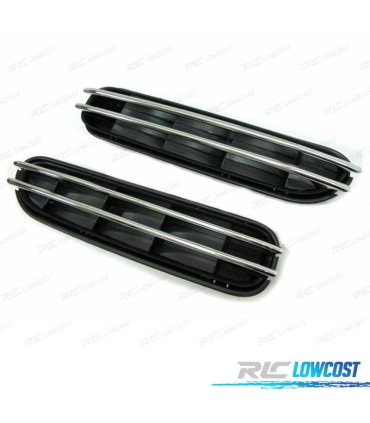 CALANDRES BMW SÉRIE5 E60 E61 03-07 NOIR CHROMÉ LOOK M5