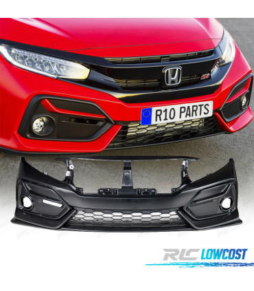 PARE CHOCS FRONTAL HONDA CIVIC 16-20 LOOK NEW SI
