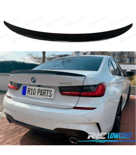 AILERON BECQUET LAME DE COFFRE BMW G20 19- LOOK M PERFORMANCE NOIR BRILLANT