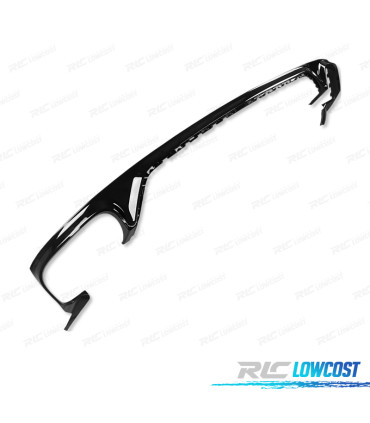 DIFFUSEUR AUDI Q8 18-23 LOOK SQ8 NOIR + EMBOUTS D´ÉCHAPPEMENT CHROMÉ