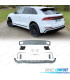 KIT CARROSSERIE AUDI Q8 18- LOOK ABT RSQ8 DIFFUSEUR + LÈVRE FRONTALE + EMBOUTS