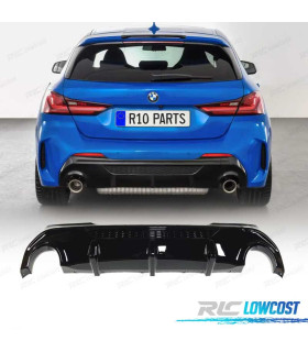 DIFFUSEUR BMW F40 19- LOOK M 135i NOIR BRILLANT