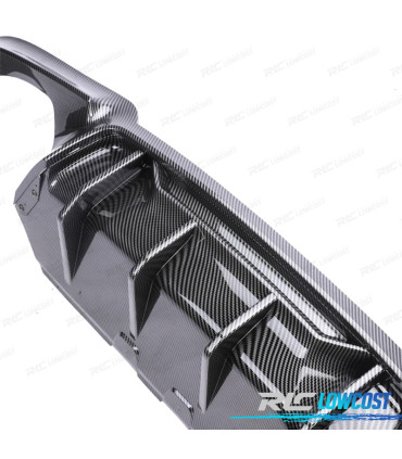 DIFFUSEUR BMW F10 LOOK COMPETITION CARBONE