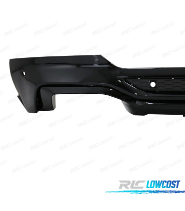 DIFFUSEUR BMW X4 G02 18-20 LOOK M NOIR MATE