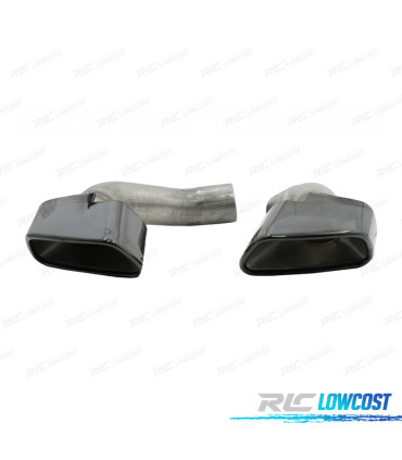 EMBOUTS D'ÉCHAPPEMENT BMW X5 F15 12-18 LOOK M NOIR
