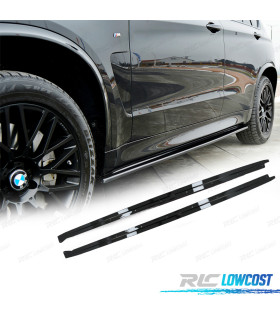 RAJOUTS DES BAS DE CAISSE BMW X5 F15 12-18 LOOK M PERFORMANCE NOIR BRILLANT