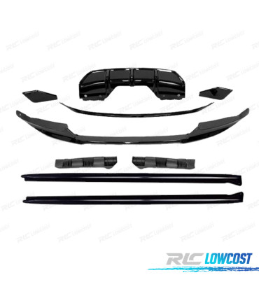 KIT CARROSSERIE BMW X6 F16 14- LOOK M PERFORMANCE NOIR BRILLANT