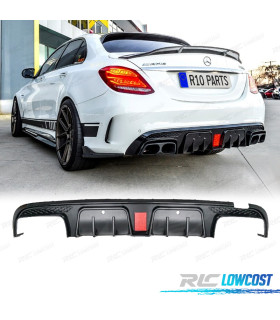 DIFFUSEUR MERCEDES W205 14-21 LOOK BRABUS NOIR