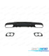 DIFFUSEUR MERCEDES W205 BERLINE 14-21 LOOK AMG C43 NOIR