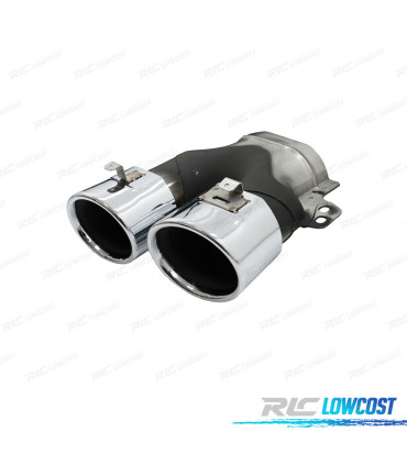 DIFFUSEUR MERCEDES W206 AMG 21- LOOK C43 + EMBOUTS D´ÉCHAPPEMENT CHROMÉ