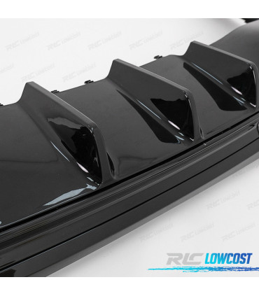DIFFUSEUR MERCEDES W206 AMG 21- LOOK C43 + EMBOUTS D´ÉCHAPPEMENT NOIR