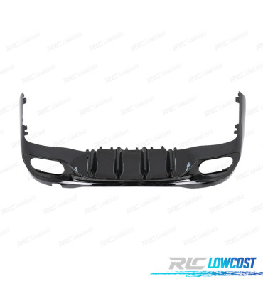 DIFFUSEUR MERCEDES W206 AMG 21- LOOK C43 + EMBOUTS D´ÉCHAPPEMENT NOIR