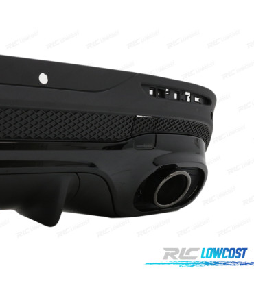 DIFFUSEUR MERCEDES X247 20- LOOK GLB35 + EMBOUTS D'ÉCHAPPEMENT NOIR