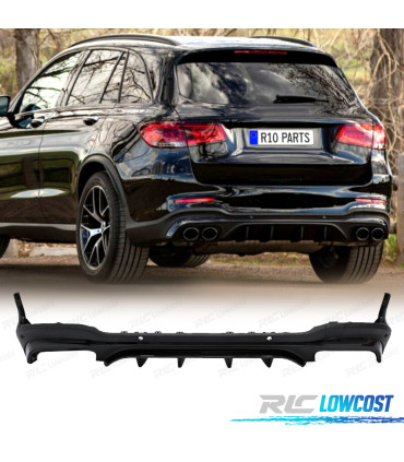 DIFFUSEUR MERCEDES GLC X253 AMG 15-18 LOOK GLC43 NOIR