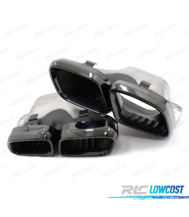 EMBOUTS D´ÉCHAPPEMENT MERCEDES GLC X253 C253 15-22 LOOK GLC63 NOIR
