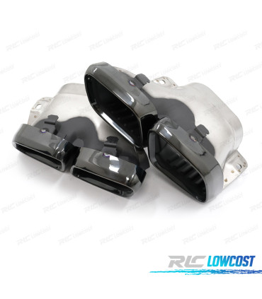 EMBOUTS D´ÉCHAPPEMENT MERCEDES GLC W253 X253 C253 15-22 LOOK GLC63 NOIR