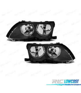 PHARES BMW E46 01-05 FOND NOIR