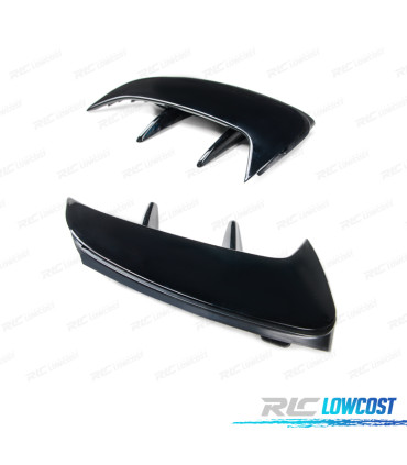 MOULURES ARRIÈRE MERCEDES W177 18- BERLINE LOOK AMG NOIR BRILLANT