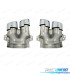 EMBOUTS D´ÉCHAPPEMENT MERCEDES W205 C205 14- LOOK C43 CHROMÉ