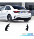MOULURES ARRIÈRE MERCEDES CLASSE A W177 18- BERLINE LOOK AMG NOIR BRILLANT