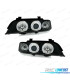 PHARES BMW E39 95-00 LED ANGEL EYES FOND NOIR