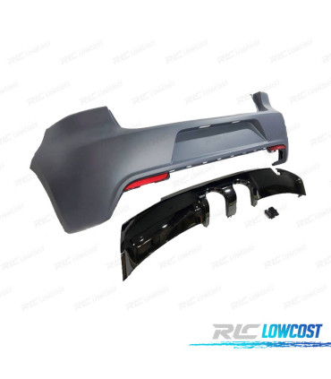 PARE CHOCS ARRIÈRE VOLKSWAGEN VW GOLF 6 08-12 LOOK R20