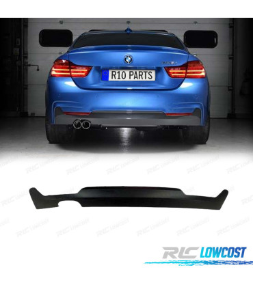 DIFFUSEUR BMW F32 F33 F36 13-18 LOOK M DOUBLE SORTIE