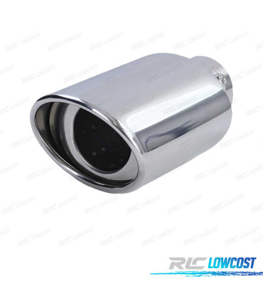 EMBOUT D'ÉCHAPPEMENT ACIER INOXYDABLE OVALE 88MM
