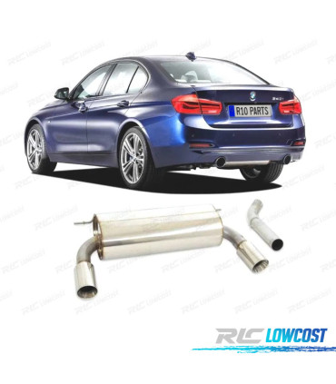LIGNE D'ÉCHAPPEMENT BMW F30 316 320 325 LOOK M DOUBLE SORTIE