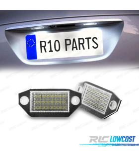 ÉCLAIRAGE PLAQUE D´IMMATRICULATION POUR FORD MONDEO MK3 00-07 LED