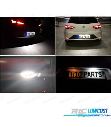 KIT 4 AMPOULES LED INTÉRIEUR POUR SEAT LEON MK3 5F 5F1 5F5 5F8 SC ST 13-