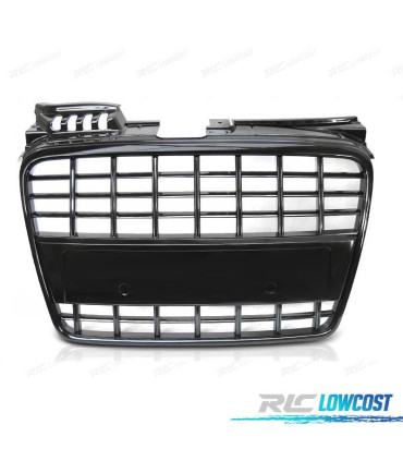 CALANDRE AUDI A4 B7 04-07 LOOK S LINE NOIR BRILLANT