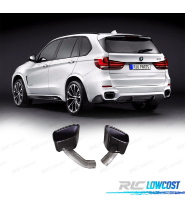 EMBOUTS D'ÉCHAPPEMENT BMW X5 12-18 LOOK M NOIR