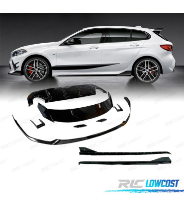 KIT AERO BMW F40 19- LOOK M PERFORMANCE NOIR BRILLANT