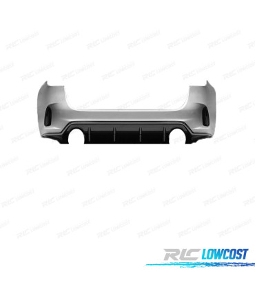 PARE-CHOCS ARRIÈRE HONDA CIVIC 21- LOOK TYPE R DIFFUSEUR SIMPLE ABS