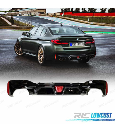 DIFFUSEUR BMW G30 G31 LOOK M5 CS NOIR BRILLANT