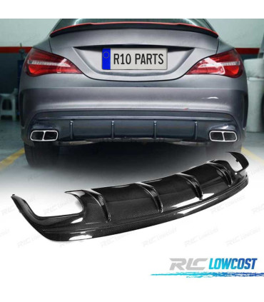 DIFFUSEUR MERCEDES CLA W117 16-18 LOOK AMG CLA45 CARBONE