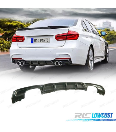 DIFFUSEUR BMW F30 F31 LOOK M PERFORMANCE CARBONE DOUBLE SORTIE 00---00