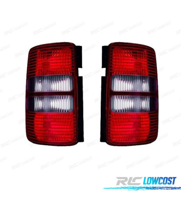 FEUX ARRIÈRE VOLKSWAGEN VW CADDY 2P RESTYLING 10-14 ROUGE FUMÉ