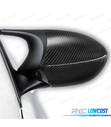 COQUES RÉTROVISEURS BMW E92 E93 LCI 10-14 LOOK M3 NOIR CARBONE