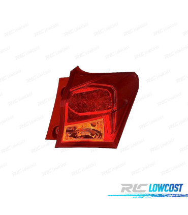 FEU ARRIÈRE DROIT TOYOTA AURIS 5P 13-15 AMBRE ROUGE LED