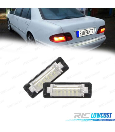 ÉCLAIRAGE PLAQUE D´IMMATRICULATION MERCEDES W210 BERLINE W202 BERLINE LED
