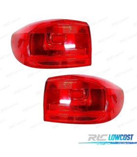 FEUX ARRIÈRE POUR VOLKSWAGEN VW TIGUAN 11-16 ROUGE
